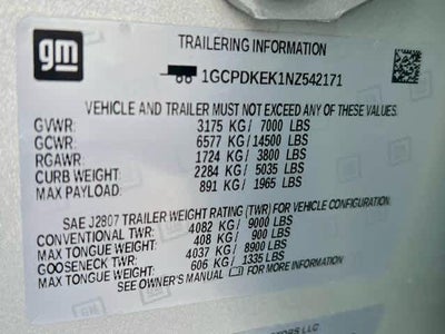 2022 Chevrolet Silverado 1500 LT (2FL)