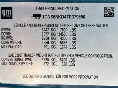 2026 Chevrolet Tahoe LT