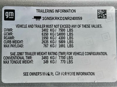 2022 Chevrolet Tahoe RST